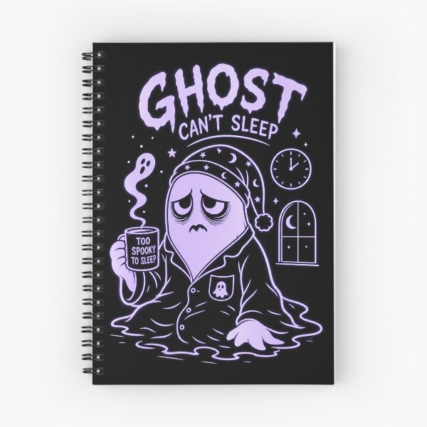 Item preview, Ghost Can't Sleep – Tired Ghost in Pajamas | Funny Spooky Ghost Design designed and sold by Jandedan.