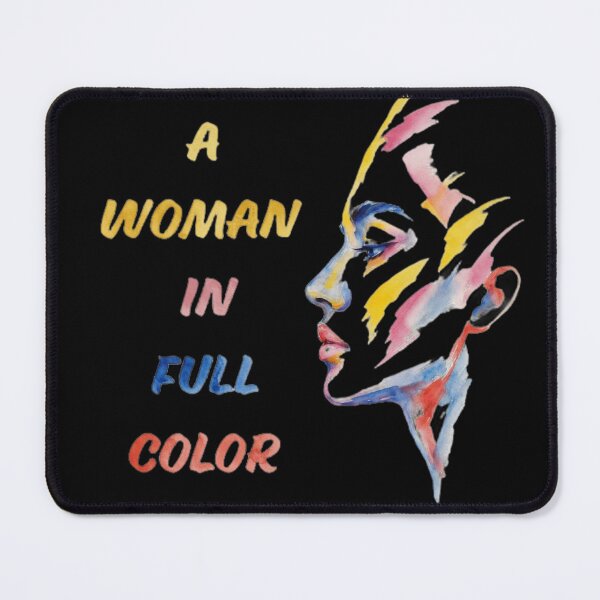 Item preview, Woman in Full Color | Colorful Watercolor Face Portrait Art designed and sold by ZINTHOZ.