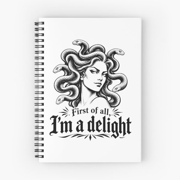 Item preview, First of All I'm A Delight Medusa Sarcastic Humor Feminist designed and sold by Kladhadredo.