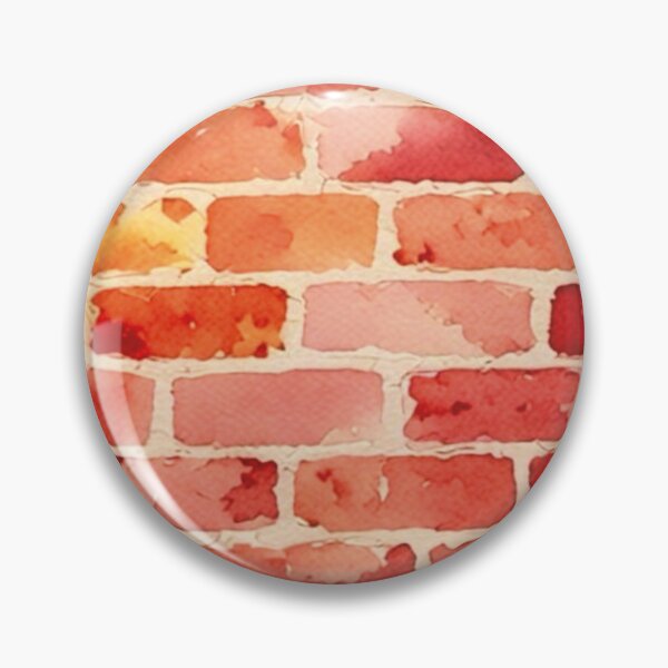 Item preview, Stitched Opening Reveals Brick Wall designed and sold by MoxisWatercolor.