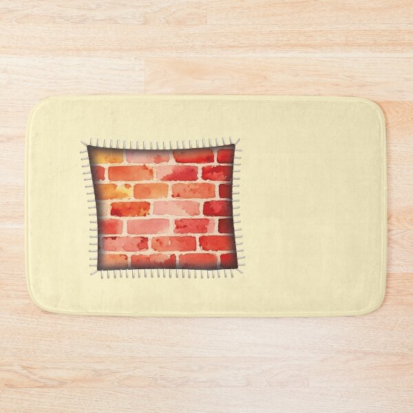 Item preview, Stitched Opening Reveals Brick Wall designed and sold by MoxisWatercolor.