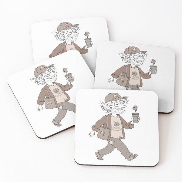 Item preview, Cozy Coffee Walk Lover designed and sold by ThePrintArt.