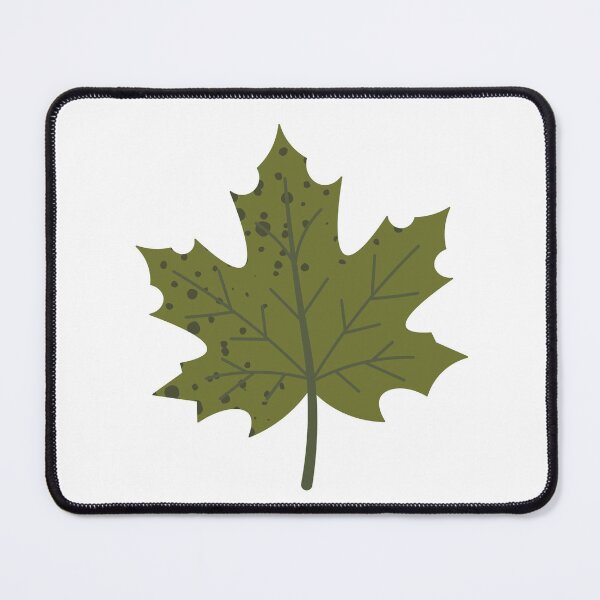 Item preview, Green Maple Leaves Seamless Pattern designed and sold by BetweenForms.