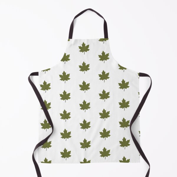 Item preview, Green Maple Leaves Seamless Pattern designed and sold by BetweenForms.