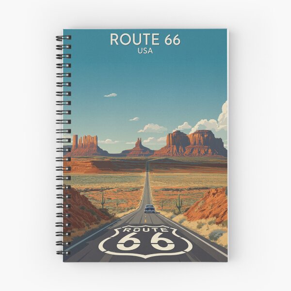 Item preview, Route 66 Highway Design Art Print Poster Wall Tee Vest  designed and sold by Cool Robot Bro..
