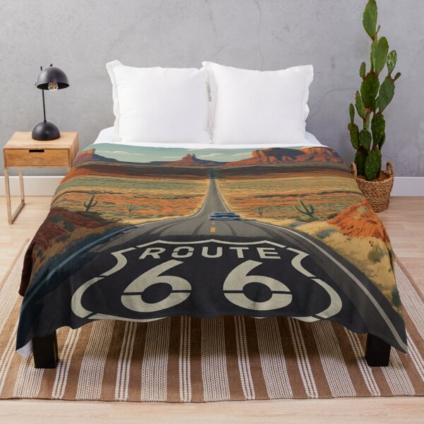 Item preview, Route 66 Highway Design Art Print Poster Wall Tee Vest designed and sold by Cool Robot Bro..