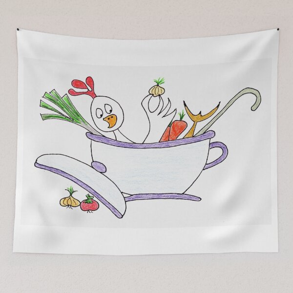 Item preview, Chicken Soup designed and sold by Anke‘s Bazaar.