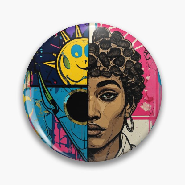 Item preview, Abstract Woman Pop Art Graffiti designed and sold by ERODED SELF.