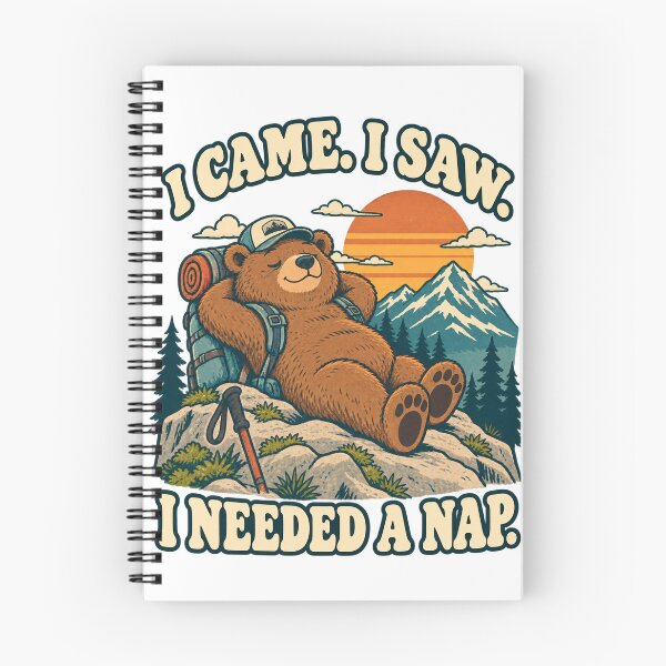 Item preview, I Came I Saw I Needed A Nap Funny Travel Slogan Art designed and sold by VisualArtsOasis.