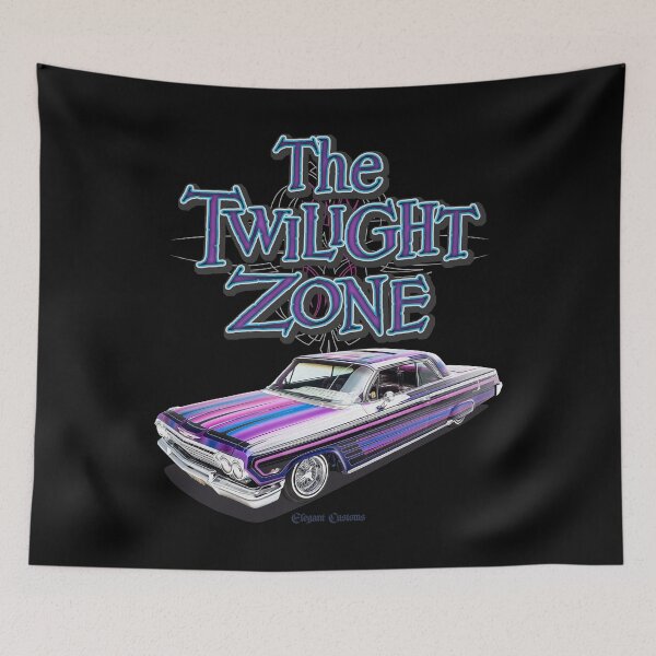 Item preview, 1962 Impala The Zone Twilight with text - Lowrider, Kustom, Hot Rod, Muscle Car designed and sold by Elegant Customs.