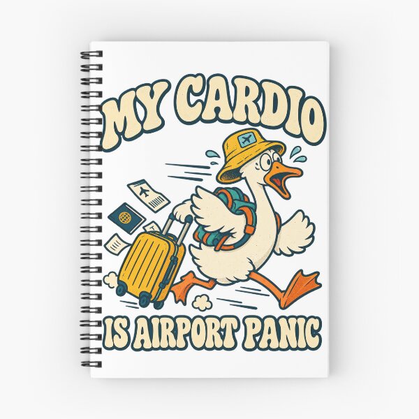 Item preview, My Cardio Is Airport Panic Funny Travel Quote Art designed and sold by VisualArtsOasis.