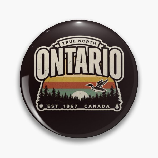 Item preview, Ontario Canada Vintage Retro 80s Outdoor Souvenir designed and sold by Malaryk.