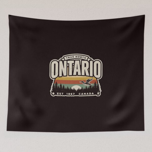 Item preview, Ontario Canada Vintage Retro 80s Outdoor Souvenir designed and sold by Malaryk.