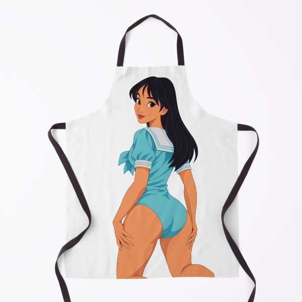 Item preview, Retro Sailor Cartoon Pin Up – Blue Nautical Girl designed and sold by  Hollow Moon Studios..