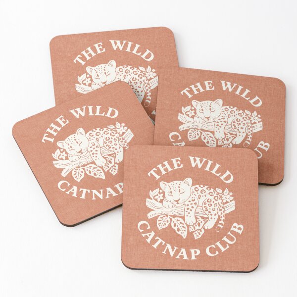 Item preview, The Wild Catnap Club - Baby Leopard Arts and Crafts Terracotta designed and sold by miavaldez.