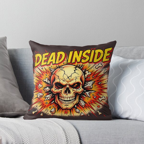 Item preview, Dead Inside Skull - Gothic Horror Comic Design designed and sold by Edge-Artistry.