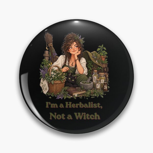 Item preview, Funny Herbalist Not A Witch Plant Lady Cute Cottagecore Herbal Medicine designed and sold by ManSplotu.