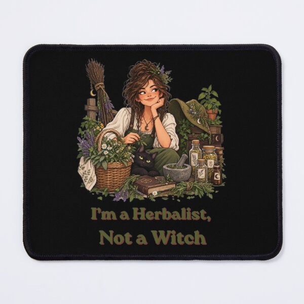 Item preview, Funny Herbalist Not A Witch Plant Lady Cute Cottagecore Herbal Medicine designed and sold by ManSplotu.