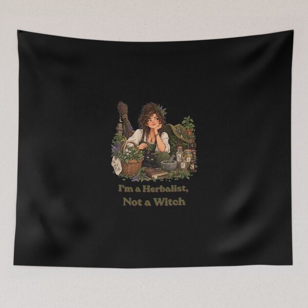 Item preview, Funny Herbalist Not A Witch Plant Lady Cute Cottagecore Herbal Medicine designed and sold by ManSplotu.