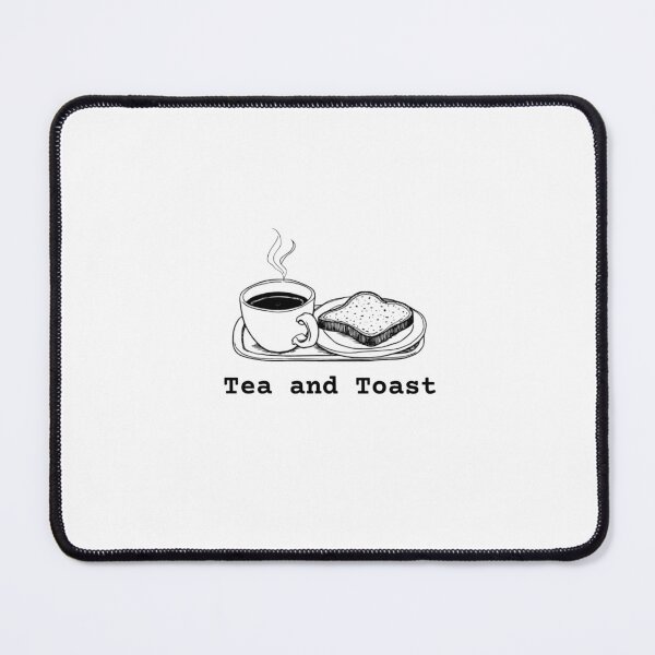 Item preview, Minimalist Tea and Toast Cozy Breakfast Line Art Typography Design designed and sold by By The Moon.