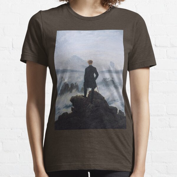 Wanderer above the Sea of Fog by Caspar David Friedrich Essential T-Shirt
