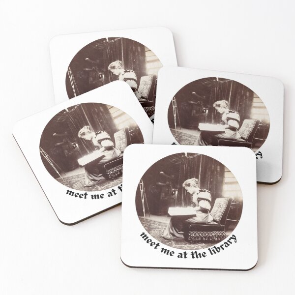 Item preview, Meet Me at the Library | Antique Photograph Design designed and sold by Department of Curiosity.