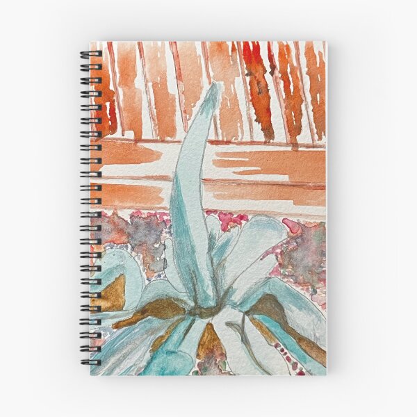 Item preview, Blue‑Green Agave Watercolor – Rustic Desert Botanical Art designed and sold by BirdandaBrush.