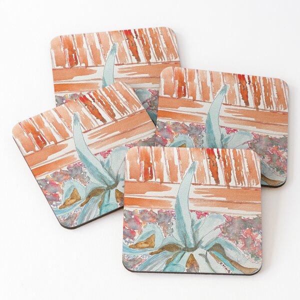 Item preview, Blue‑Green Agave Watercolor – Rustic Desert Botanical Art designed and sold by BirdandaBrush.