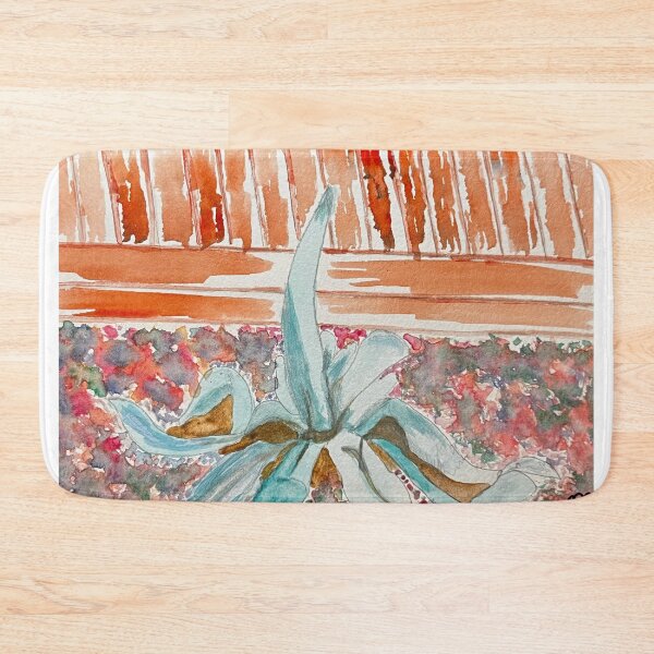 Item preview, Blue‑Green Agave Watercolor – Rustic Desert Botanical Art designed and sold by BirdandaBrush.