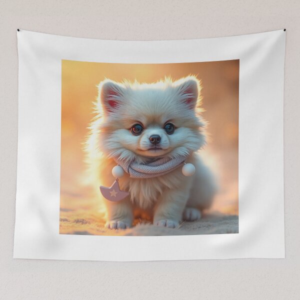 Item preview,  A fluffy Pomeranian Shiba Inu  designed and sold by Poonamstylehub.