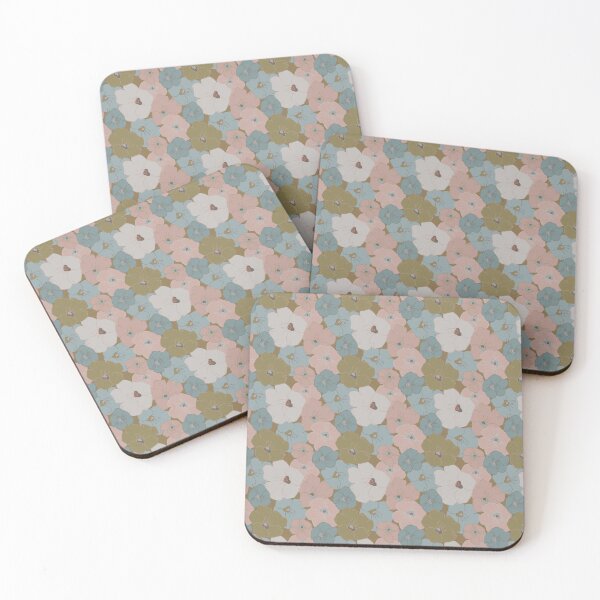 Item preview, Mod Spring flowers blue pastel designed and sold by RhoQA.