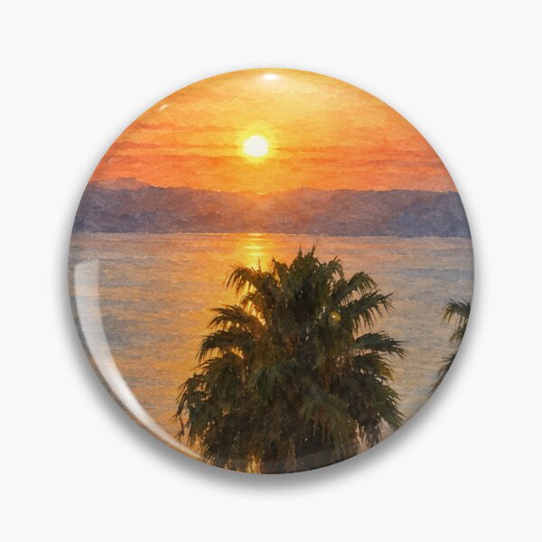 Item preview, Sunset and the palm trees designed and sold by Carol-arts-.