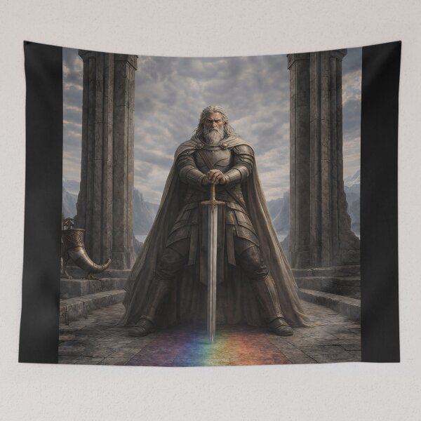 Item preview, Heimdall – Guardián de Bifröst designed and sold by WallboundStudio.