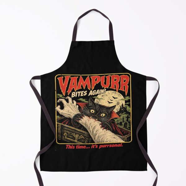 Artikelvorschau, Vampirkatzen-Halloween für Horrorkatzen-Fans entworfen und verkauft von POD DYNASTY | Original Print On Demand T-Shirt Graphics.