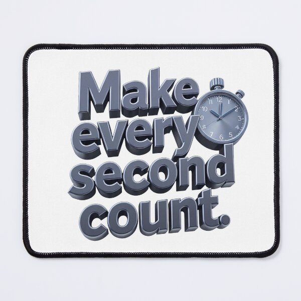 Item preview, Make Every Second Count designed and sold by ThePrintArt.