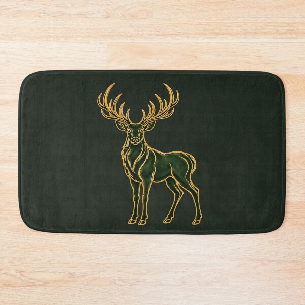 Item preview, Stag In Dark Green - Fall, Winter And Christmas Decor designed and sold by TheSlowShore.