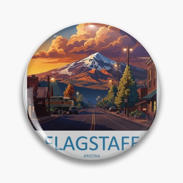 Item preview, Flagstaff Arizona Travel Design Art Print Poster Wall Tee Vest  designed and sold by Cool Robot Bro..