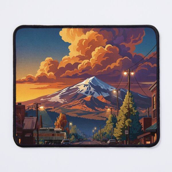 Item preview, Flagstaff Arizona Travel Design Art Print Poster Wall Tee Vest  designed and sold by Cool Robot Bro..