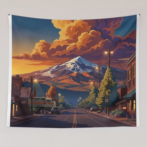 Item preview, Flagstaff Arizona Travel Design Art Print Poster Wall Tee Vest  designed and sold by Cool Robot Bro..
