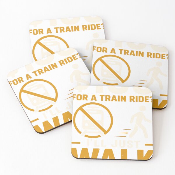 Item preview, 100 Dollars for a Train Ride Ill Just Walk designed and sold by Artful Paws.