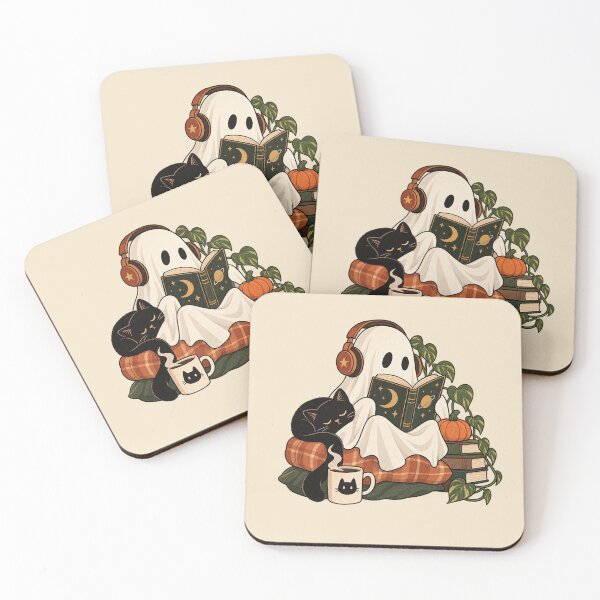 Item preview, Cozy Ghost Reading Club – Cute Autumn Book Lover designed and sold by Carolina Salazar.