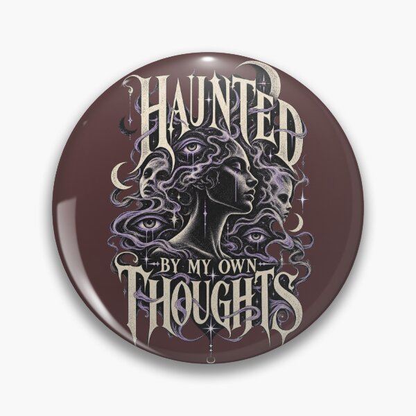 Item preview, Haunted Thoughts Gothic Face Art designed and sold by Meandmyshop.