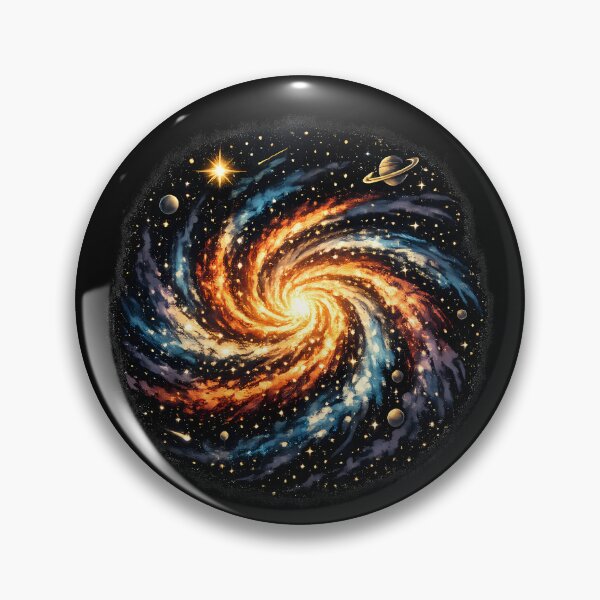 Item preview, Spiral galaxy with luminous dust lanes designed and sold by Daily Quirk.