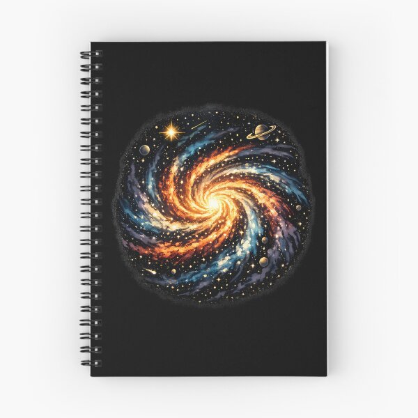 Item preview, Spiral galaxy with luminous dust lanes designed and sold by Daily Quirk.