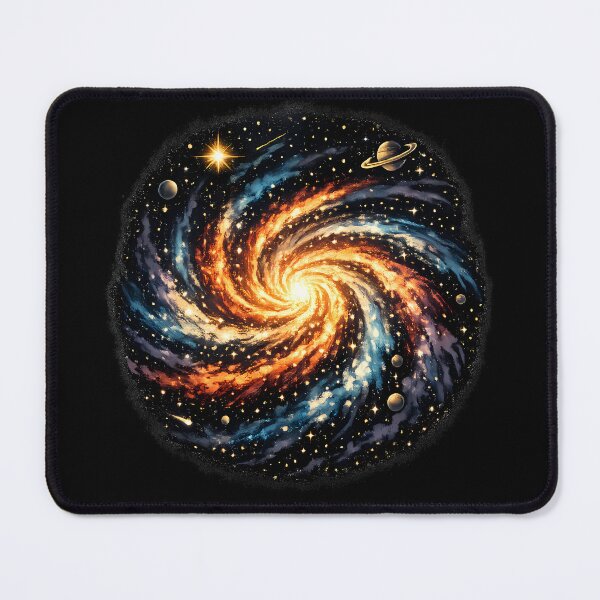Item preview, Spiral galaxy with luminous dust lanes designed and sold by Daily Quirk.