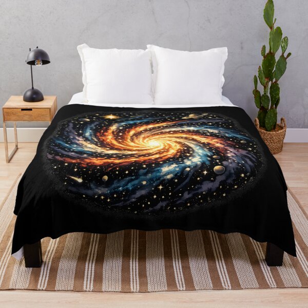 Item preview, Spiral galaxy with luminous dust lanes designed and sold by Daily Quirk.