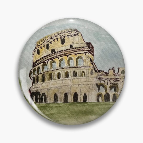 Item preview, Colosseum Watercolor Painting designed and sold by BirdandaBrush.