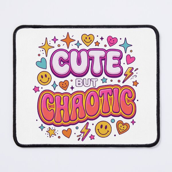 Item preview, CUTE BUT CHAOTIC - VINTAGE TYPOCRAPHY designed and sold by Randomnessy.