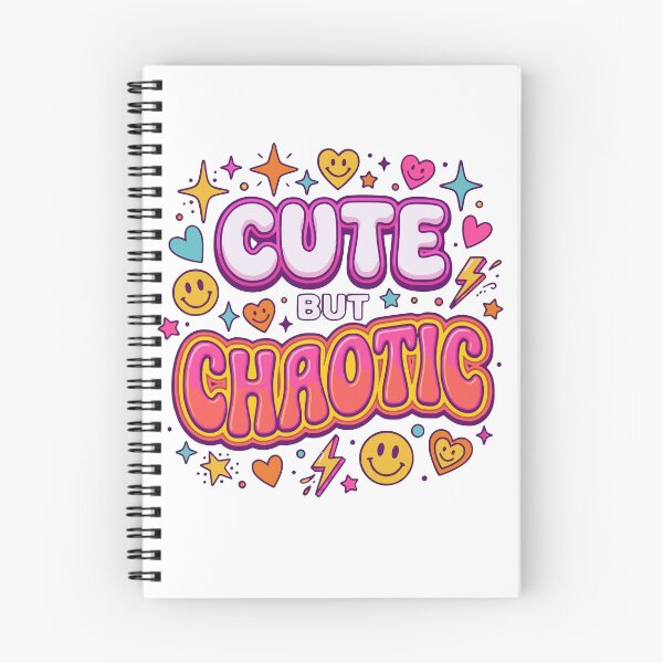 Item preview, CUTE BUT CHAOTIC - VINTAGE TYPOCRAPHY designed and sold by Randomnessy.