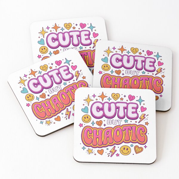 Item preview, CUTE BUT CHAOTIC - VINTAGE TYPOCRAPHY designed and sold by Randomnessy.
